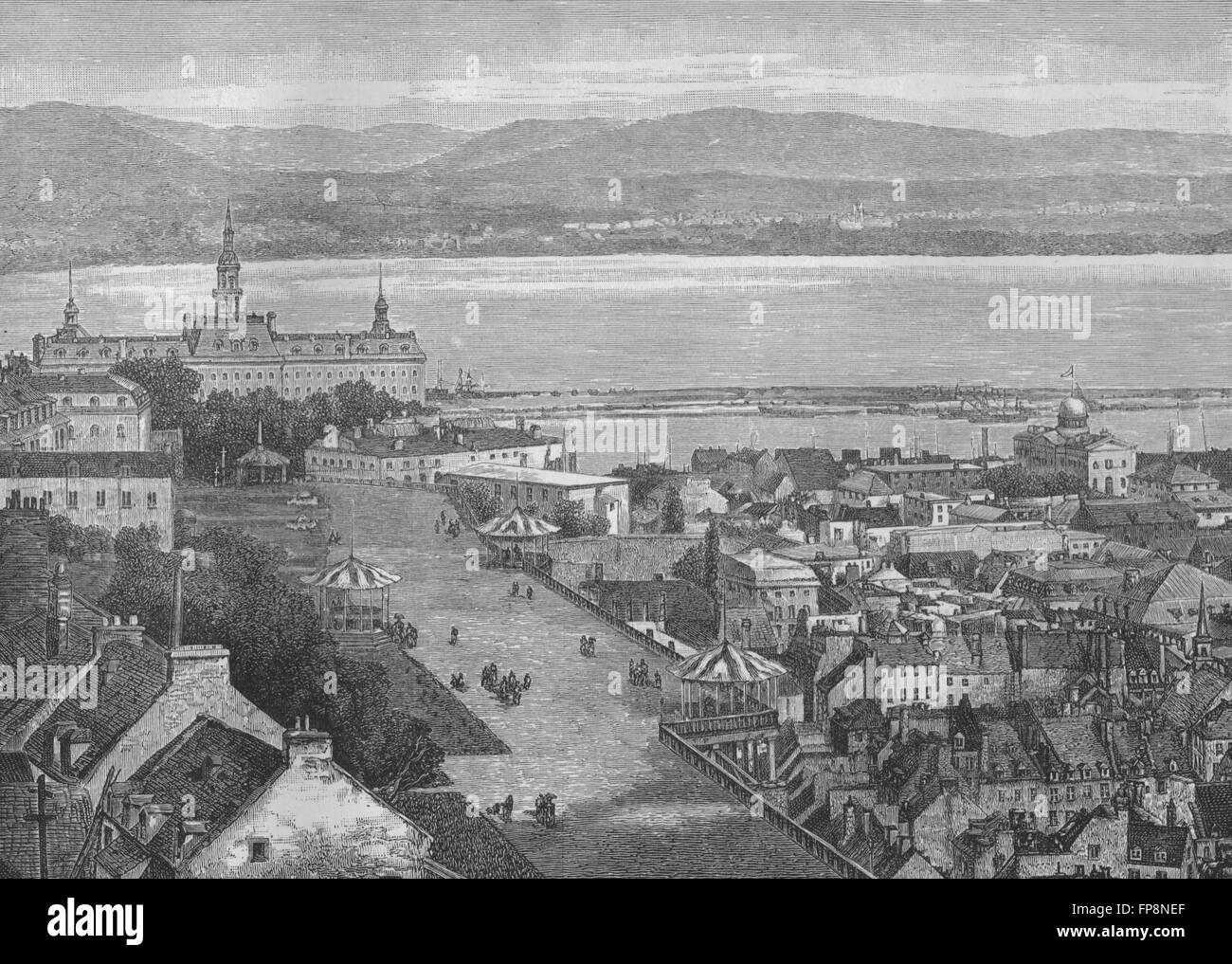 QUEBEC CITY Dufferin Terrace.Laval University.Beaupre/Laurentian