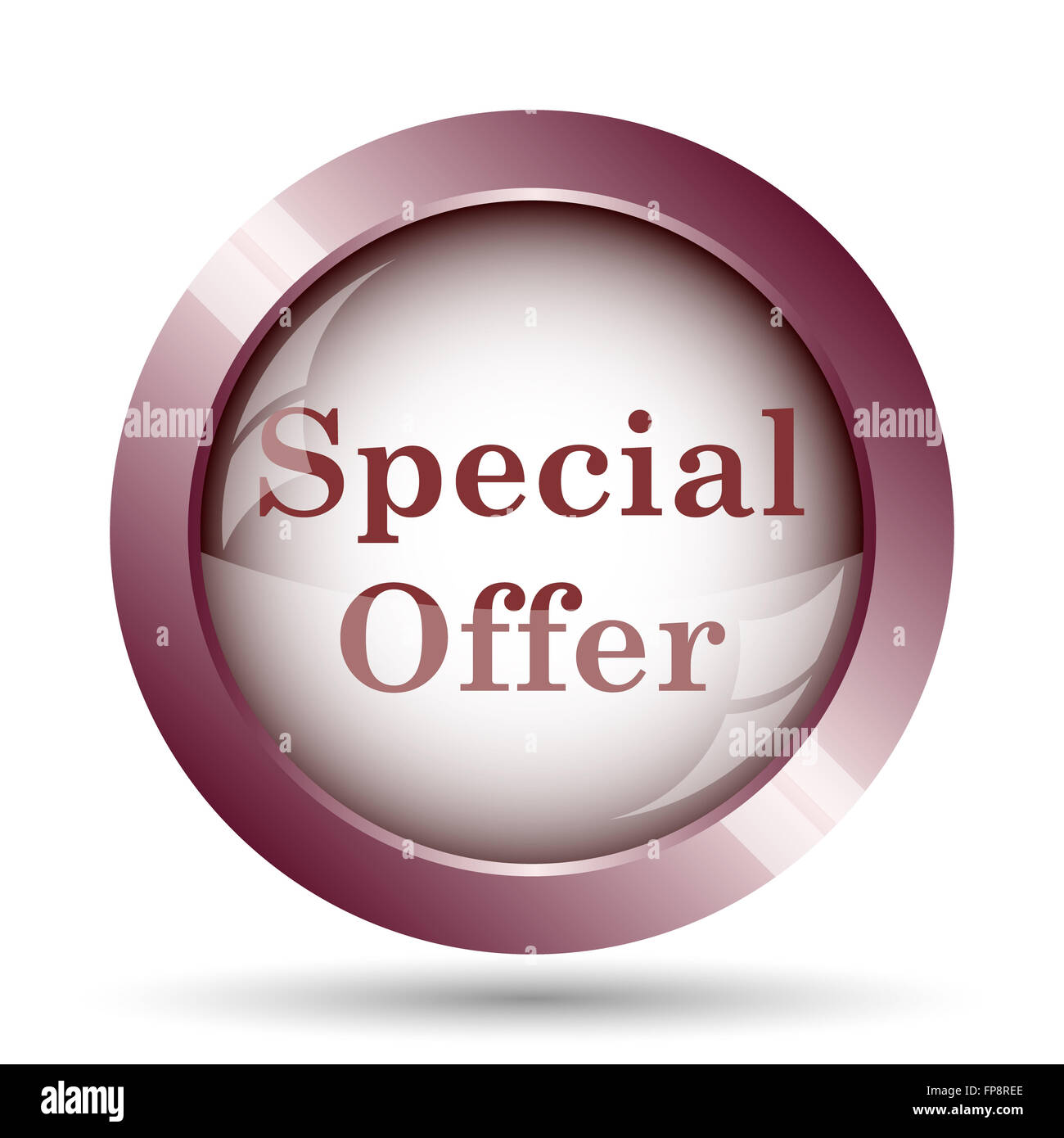 Special offer icon. Internet button on white background Stock Photo - Alamy
