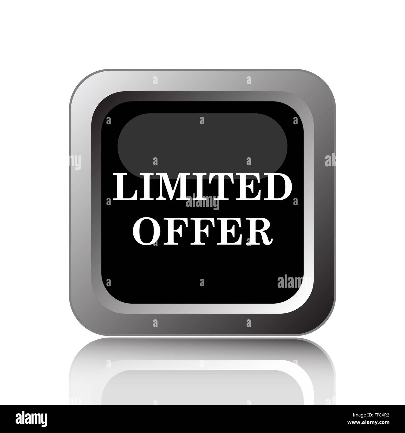 Limited offer icon. Internet button on white background Stock Photo - Alamy