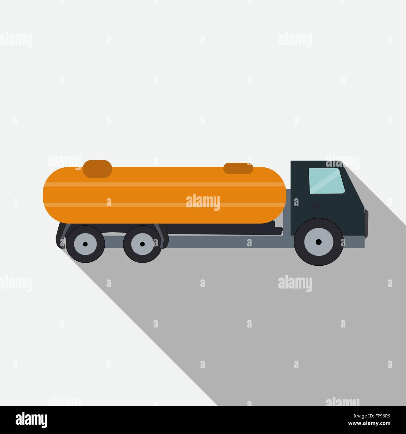 Ftat Truck Vector Illustration Stock Vector Image & Art - Alamy