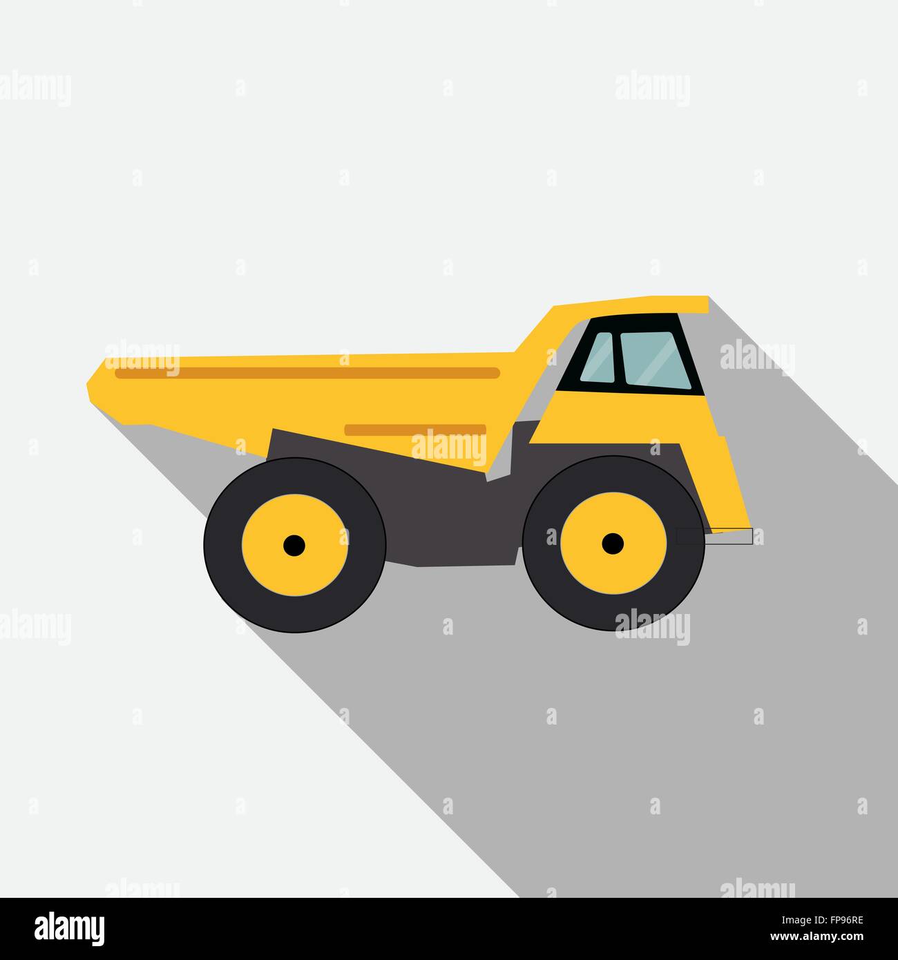 Ftat Truck Vector Illustration Stock Vector Image & Art - Alamy