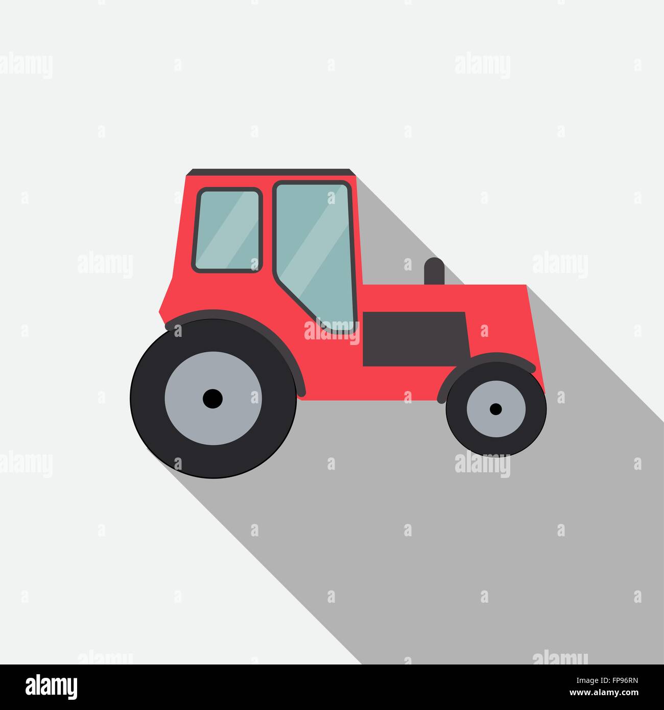 Ftat Tractor Vector Illustration Stock Vector Image & Art - Alamy