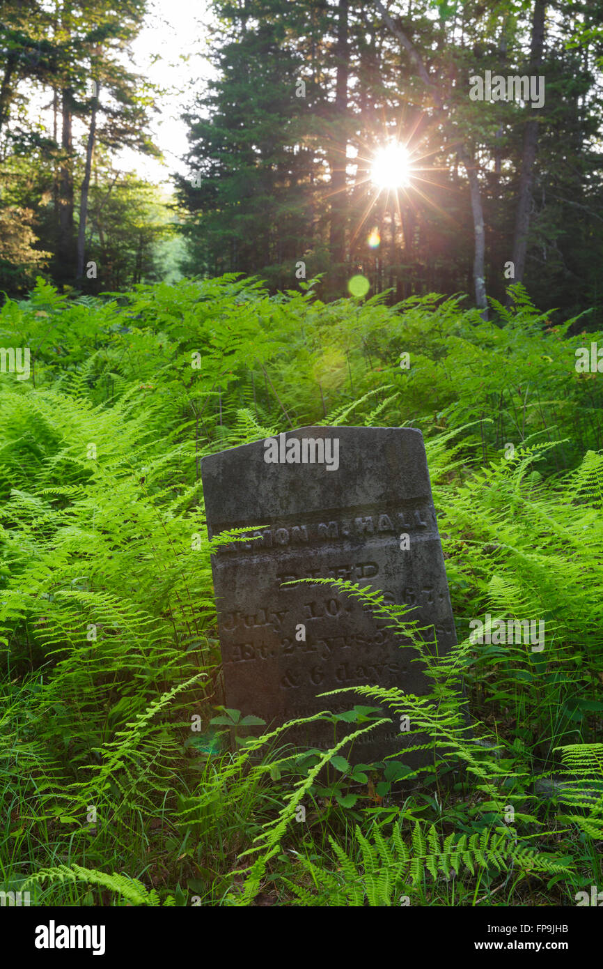 GilmanHall Cemetery along Sandwich Notch Road in Sandwich, New Hampshire USA Stock Photo Alamy