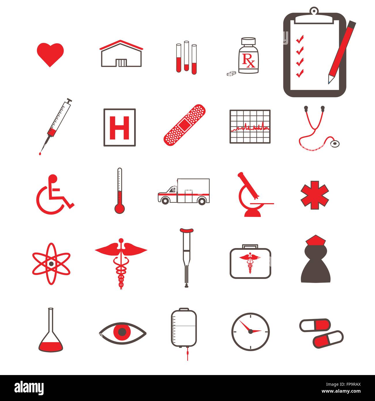 Image of various medical icons Stock Vector Image & Art - Alamy