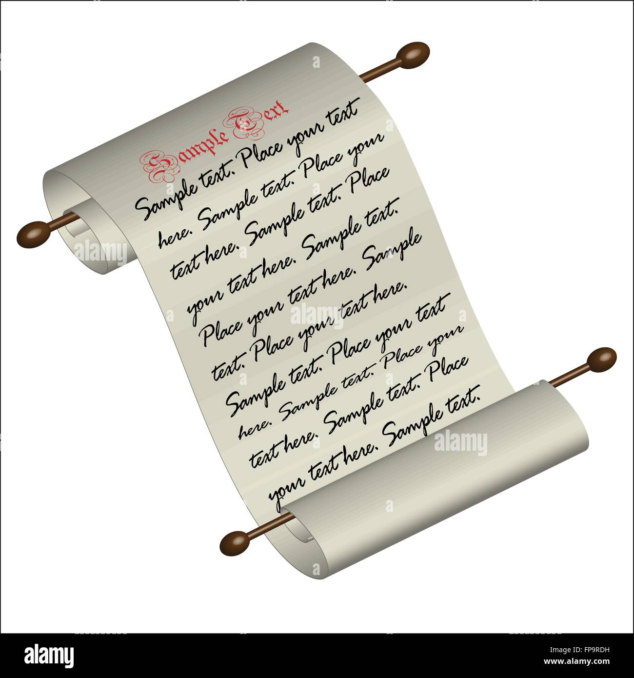 Image old parchment editable text hires stock photography and images