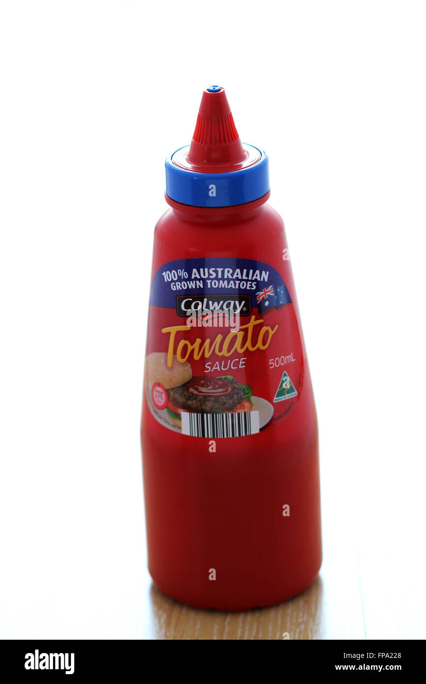 Close up of Colway Tomato sauce Aldi brand Stock Photo Alamy