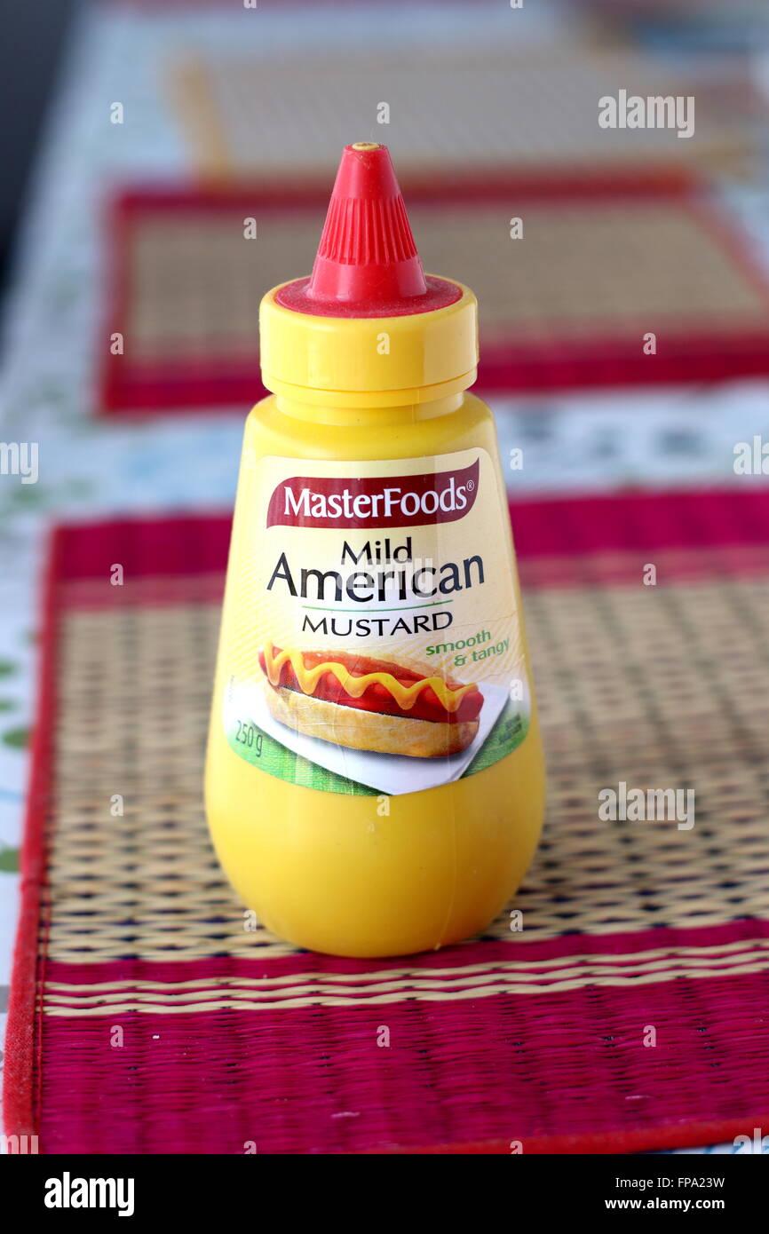 Masterfood Mild American Mustard Stock Photo Alamy
