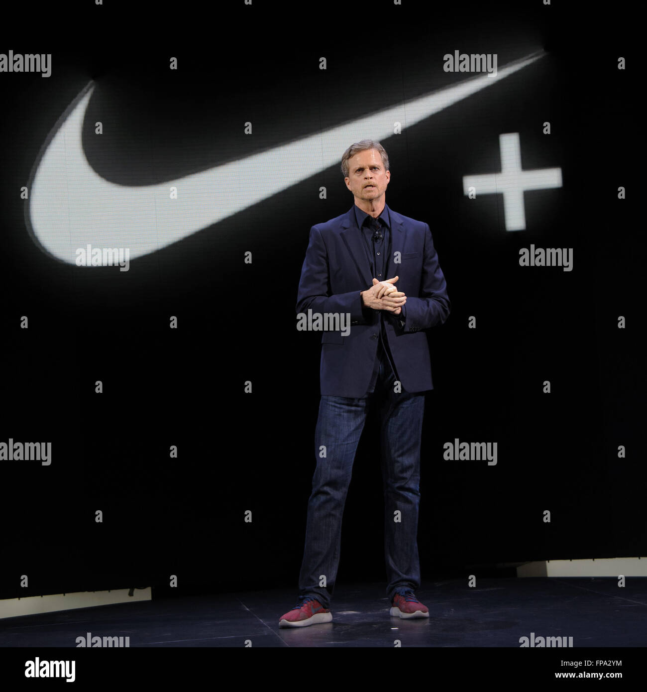 New York City, New York. 16 March 2016. Chief Executive Officer of Nike