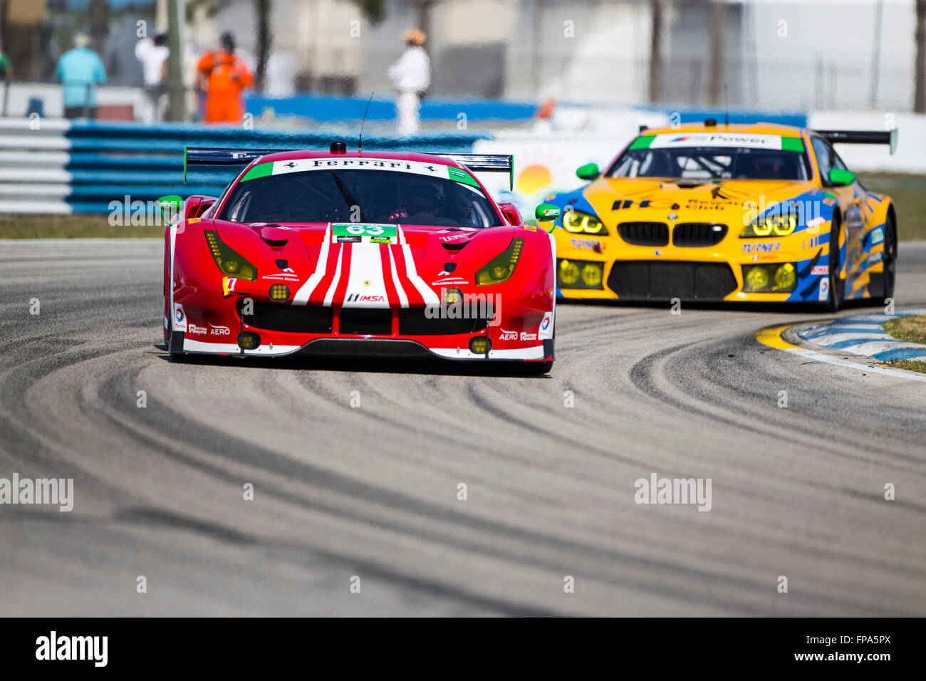 Sebring Fl Usa 17th Mar 2016 The Scuderia Corsa Ferrari