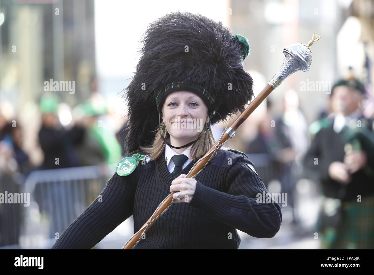 Band drum major leads marching band hi-res stock photography and images -  Alamy