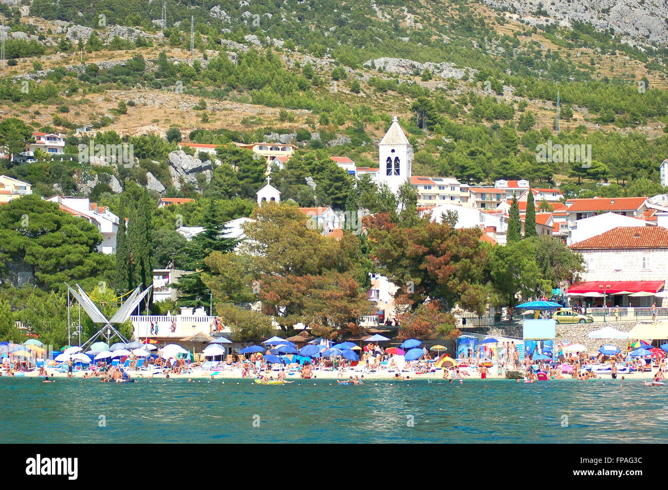 marina in Baska Voda, Croatia Stock Photo Alamy