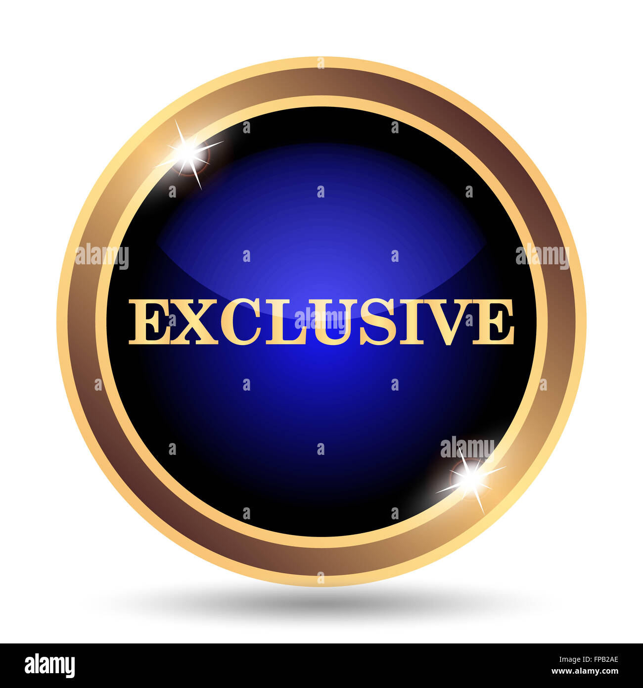 Exclusive icon. Internet button on white background Stock Photo - Alamy