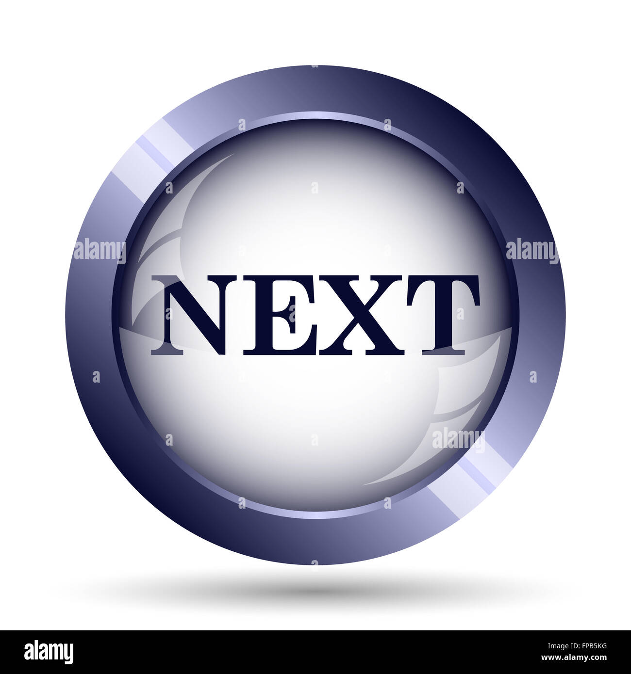 Next icon. Internet button on white background Stock Photo - Alamy