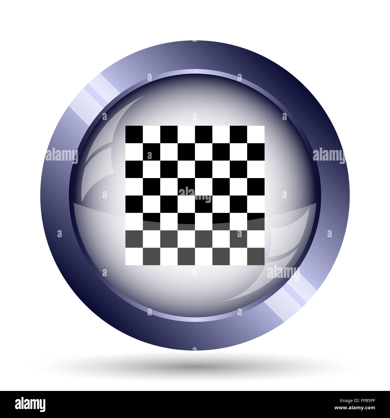 Finish flag icon. Internet button on white background Stock Photo - Alamy