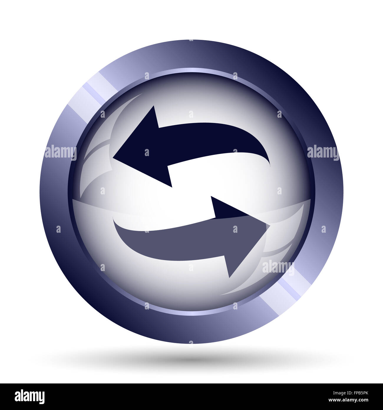 Swap icon. Internet button on white background Stock Photo - Alamy