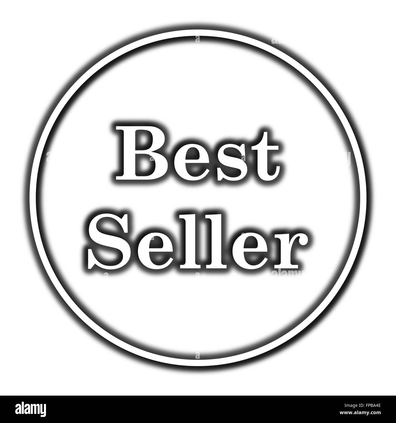 Best seller icon. Internet button on white background Stock Photo - Alamy