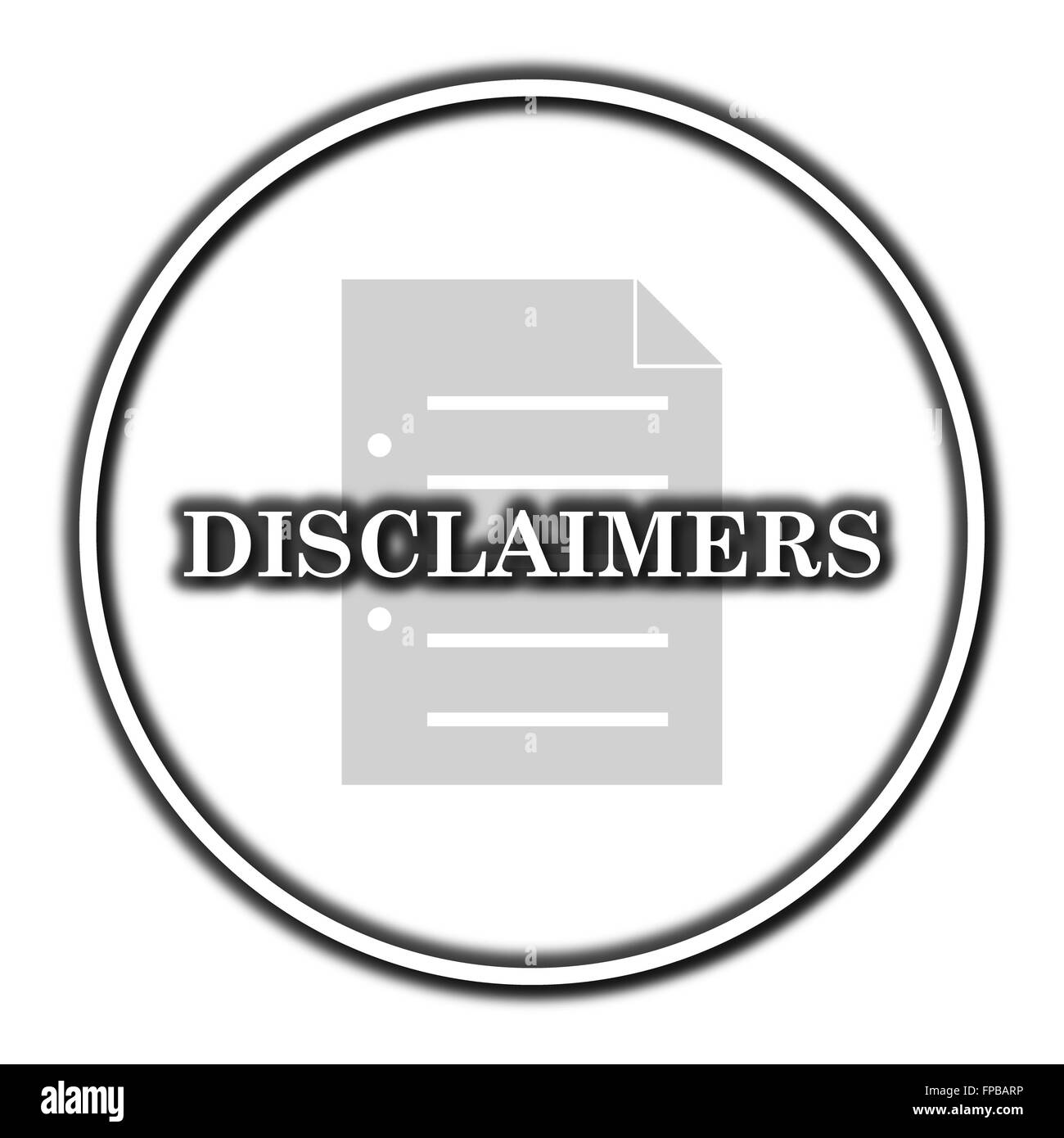 Disclaimer Black and White Stock Photos & Images - Alamy