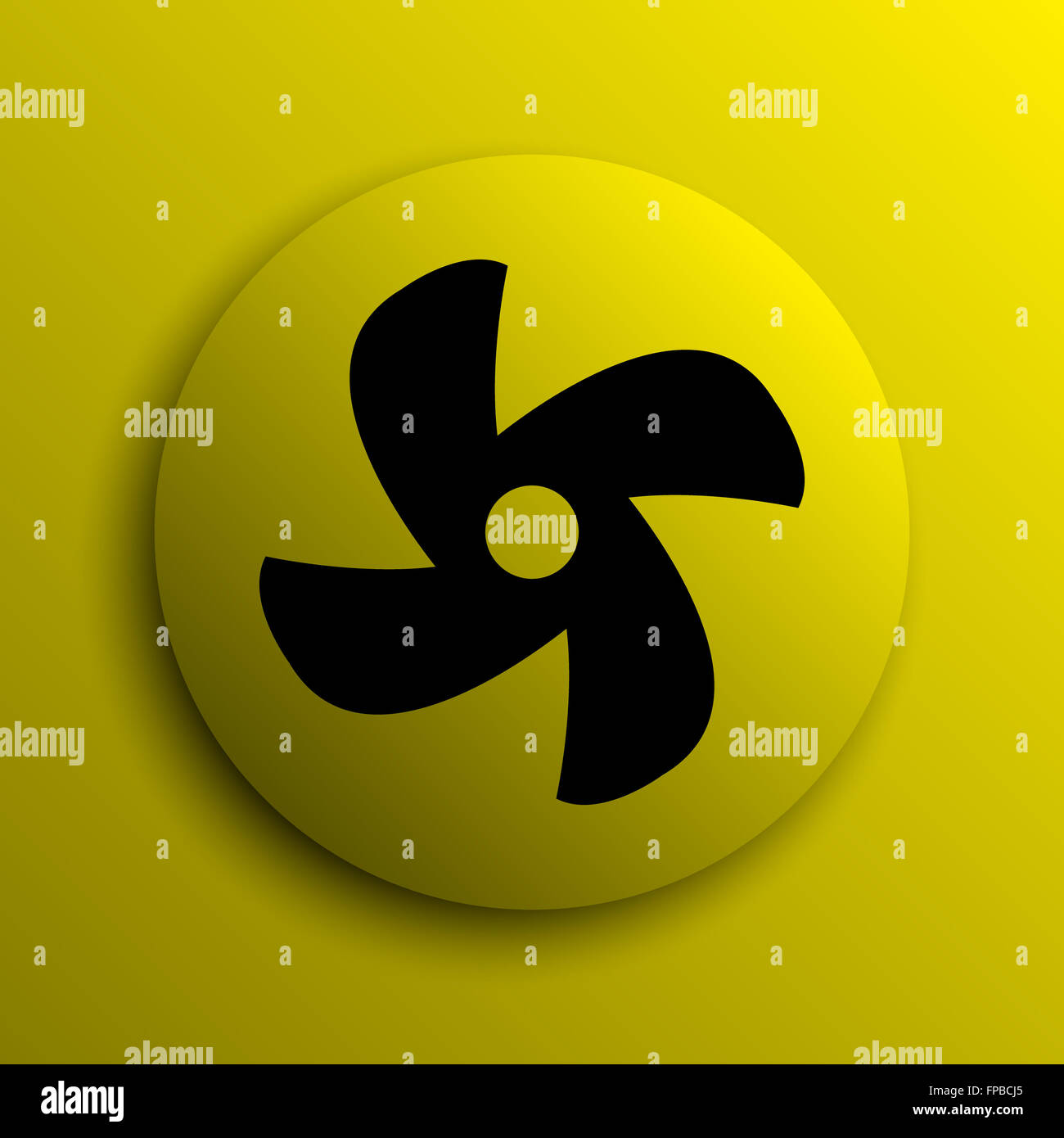 Fan icon internet button hi-res stock photography and images - Alamy
