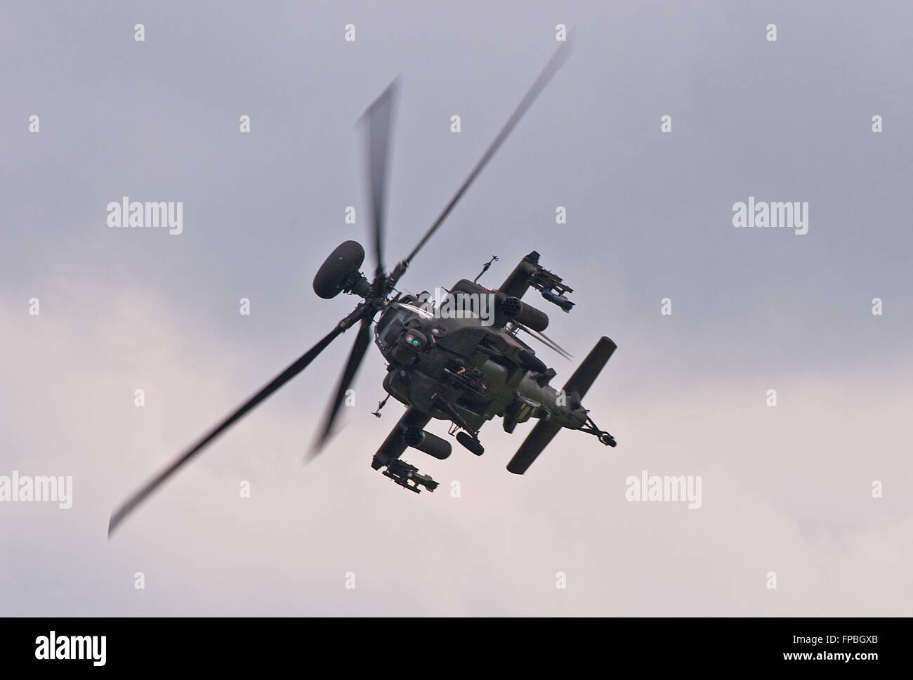 Army Air Corps AH-64 Apache Stock Photo