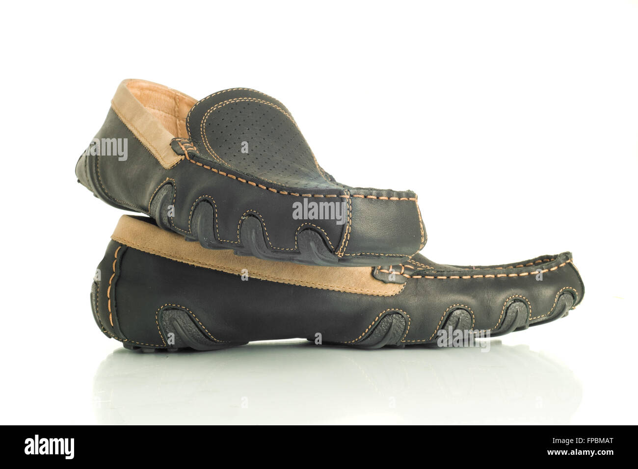 Black moccasins hi-res stock photography and images - Alamy
