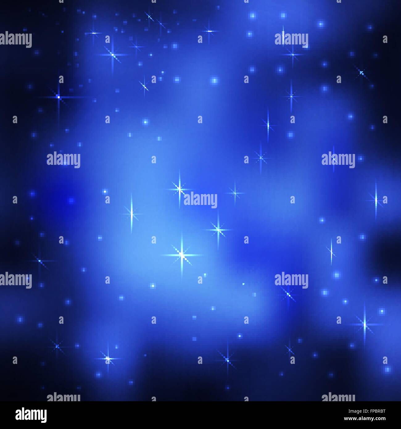 Stars in outer space. Vector illustration Stock Vector Image & Art - Alamy