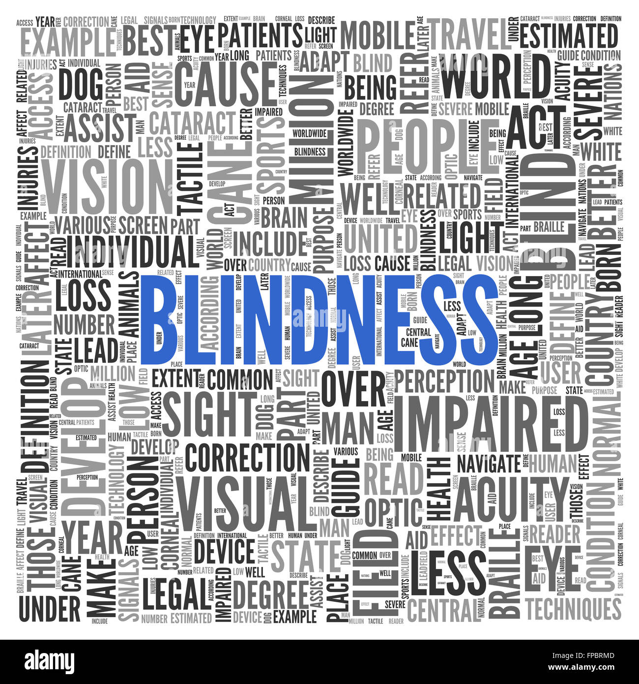 Word Blindness High Resolution Stock Photography and Images Alamy