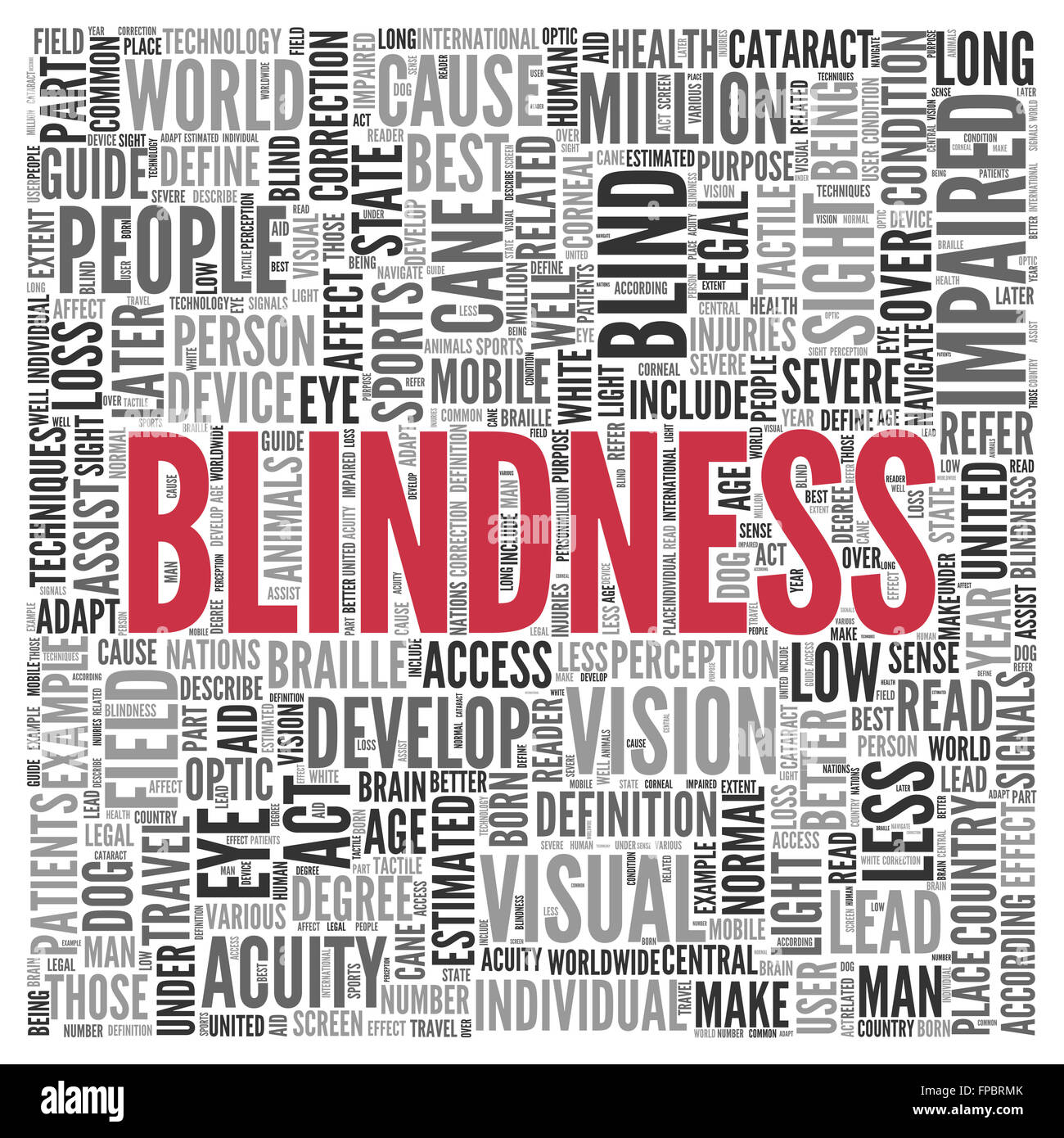 Word Blindness High Resolution Stock Photography and Images Alamy