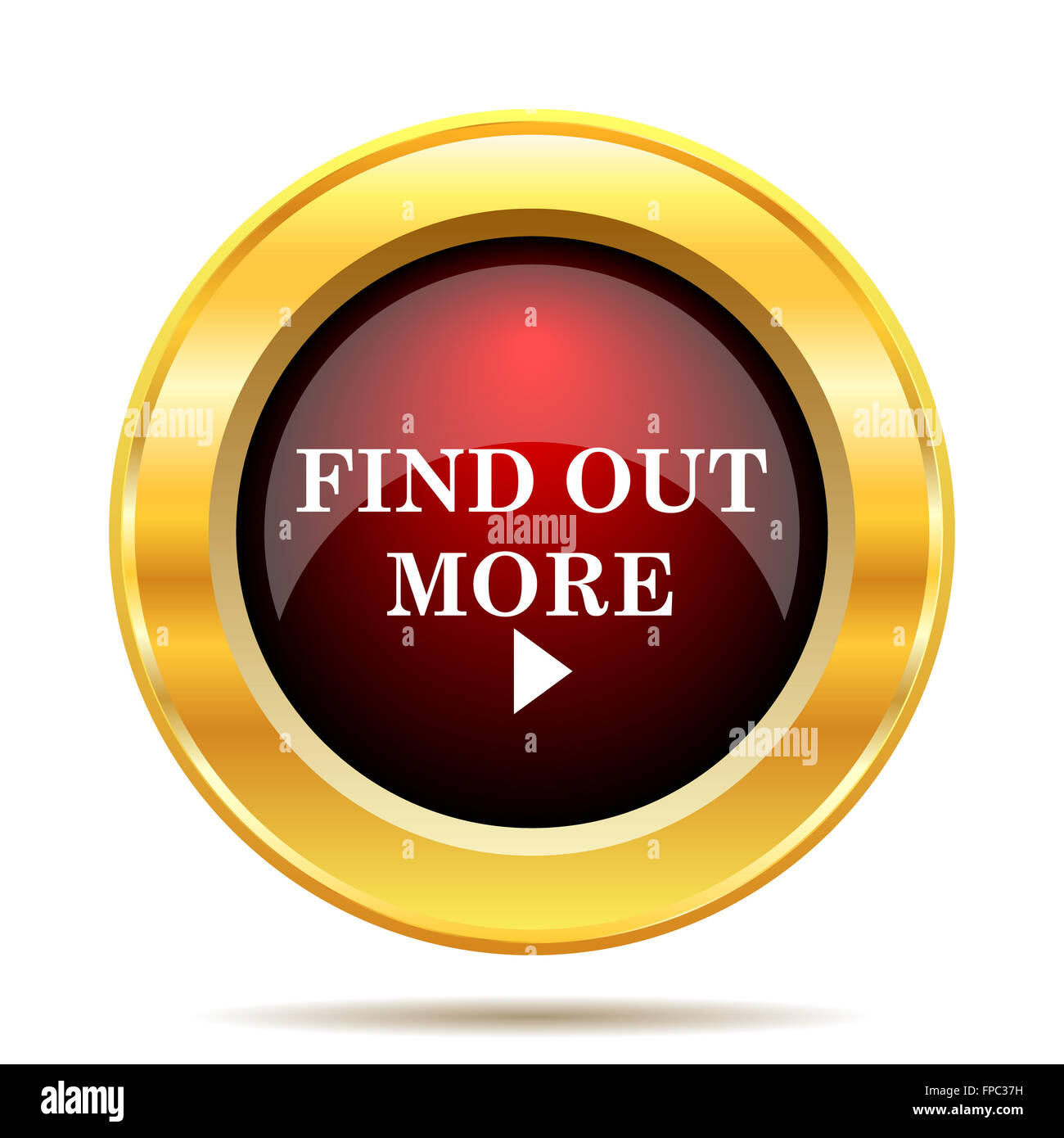 Find out more icon. Internet button on white background Stock Photo - Alamy