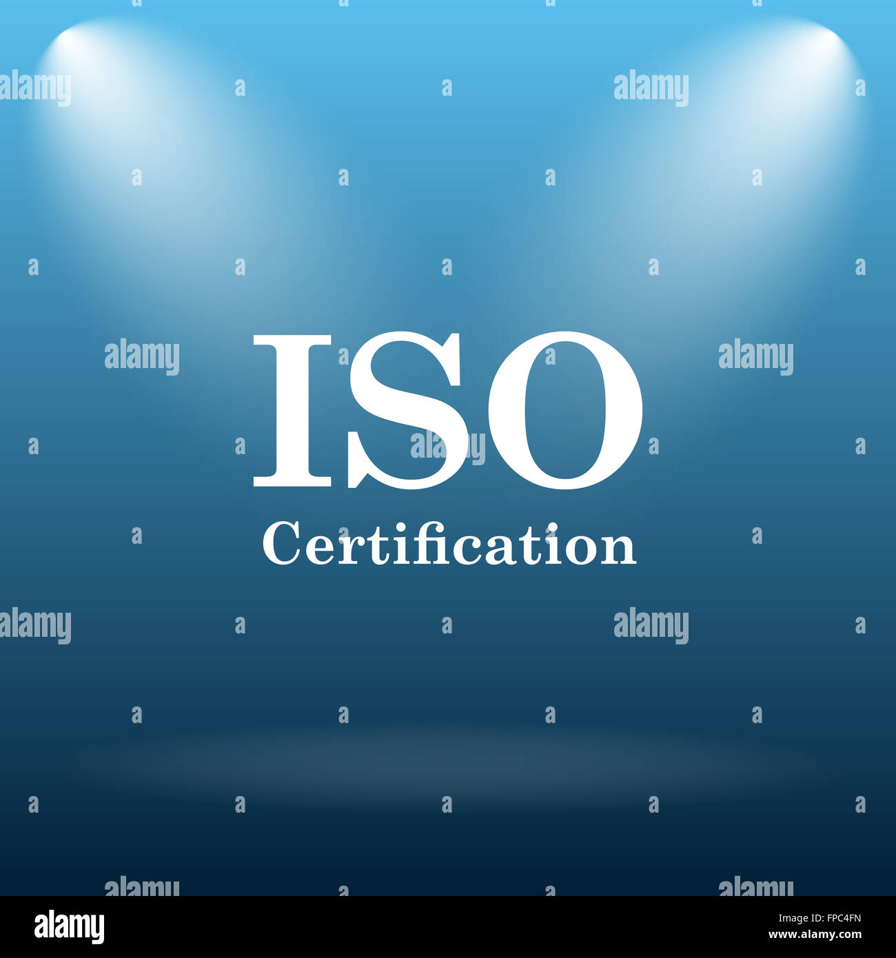 Iso icon blue internet hi-res stock photography and images - Alamy