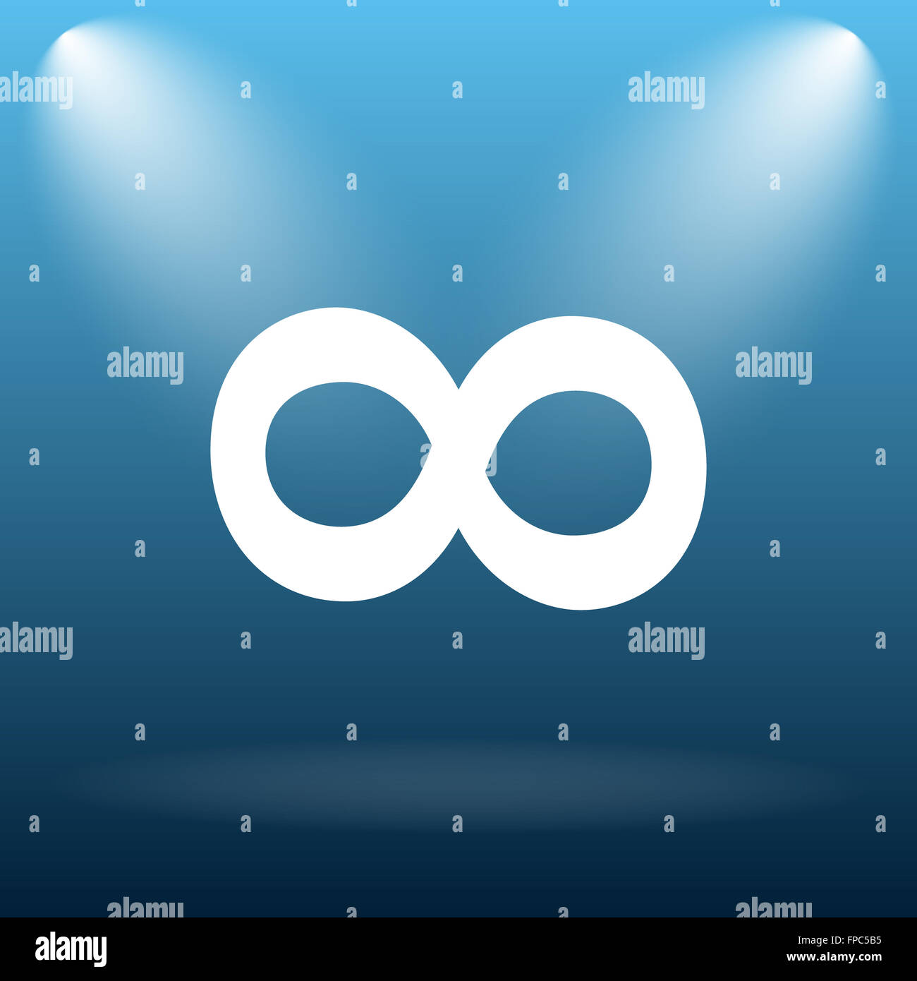 Blue infinity ribbon hi-res stock photography and images - Alamy