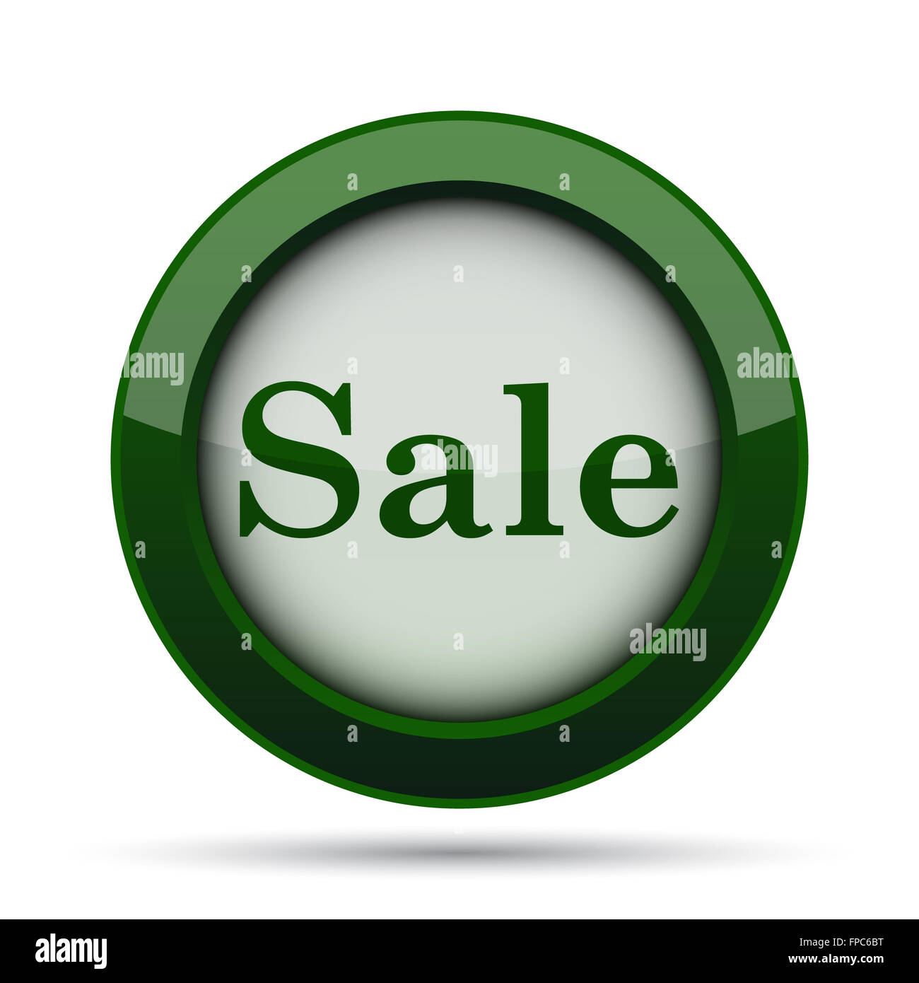 Sale icon. Internet button on white background Stock Photo - Alamy