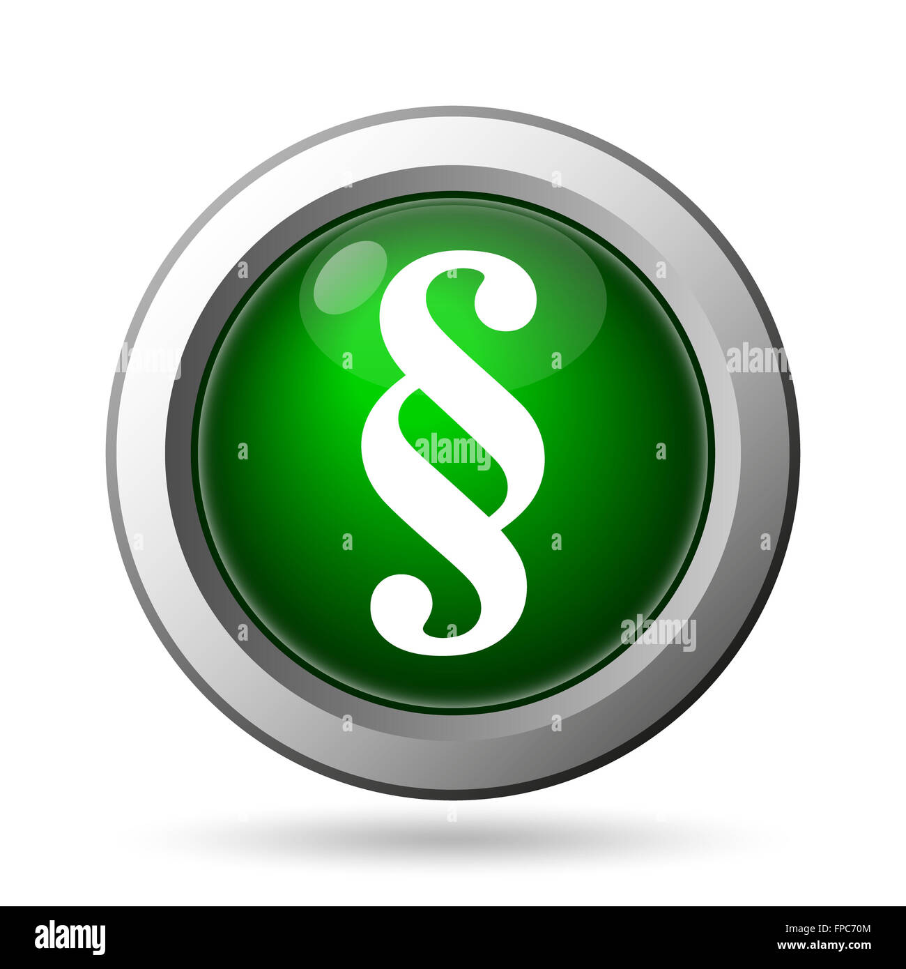 Paragraph icon. Internet button on white background Stock Photo - Alamy