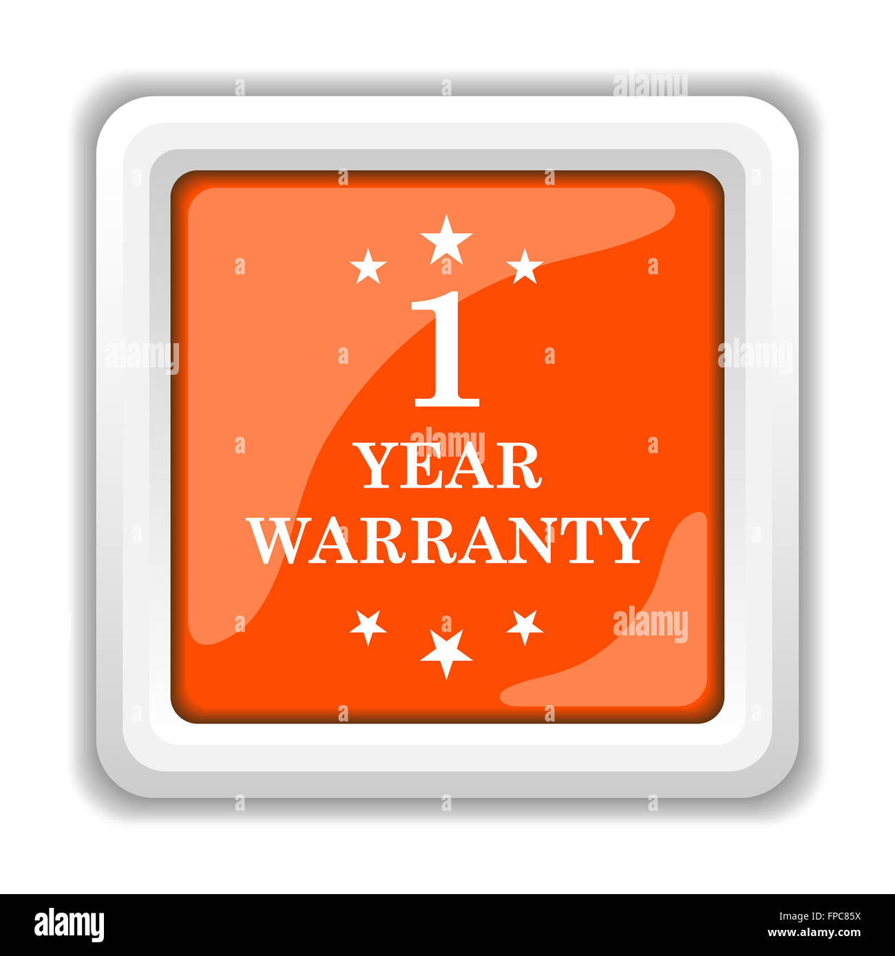 1 year warranty icon Stock Photo - Alamy