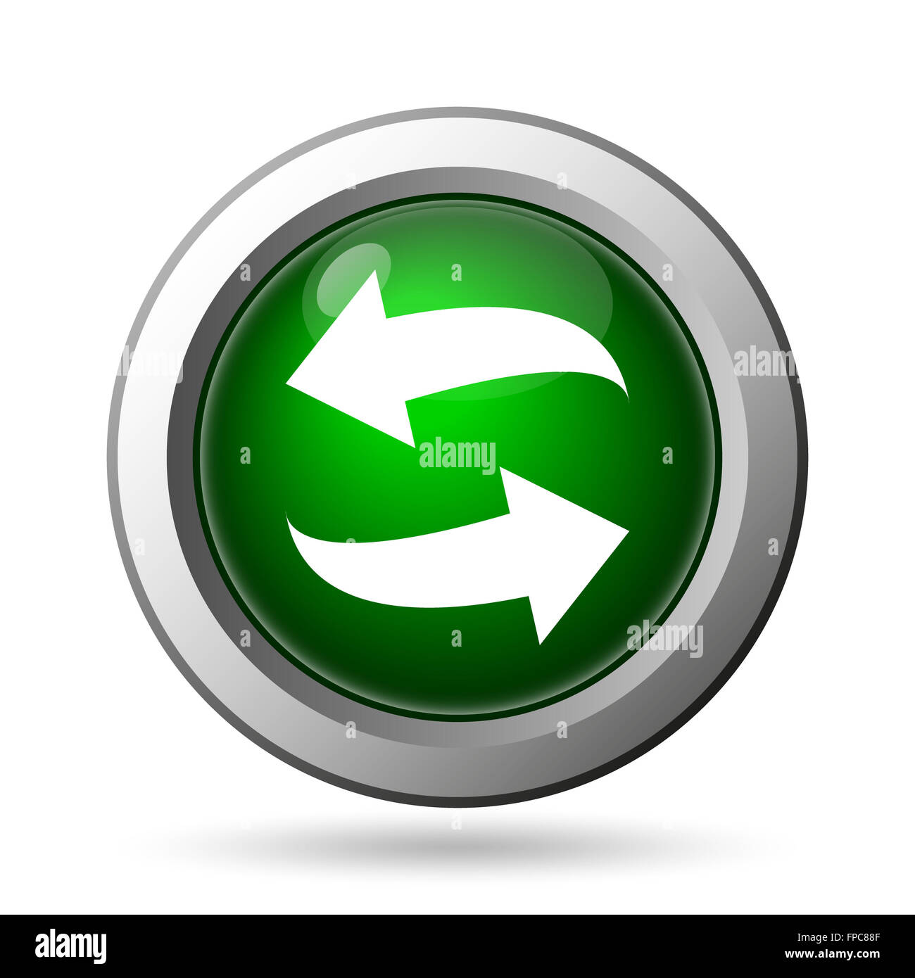 Swap icon. Internet button on white background Stock Photo - Alamy