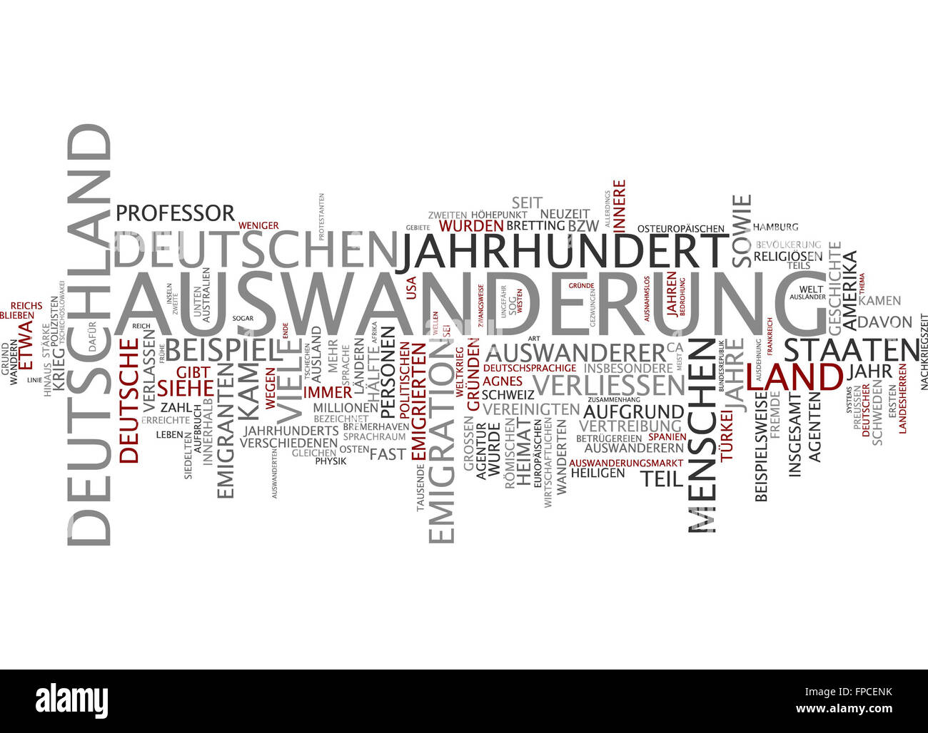 Auswanderung Stock Photos &amp; Auswanderung Stock Images - Alamy