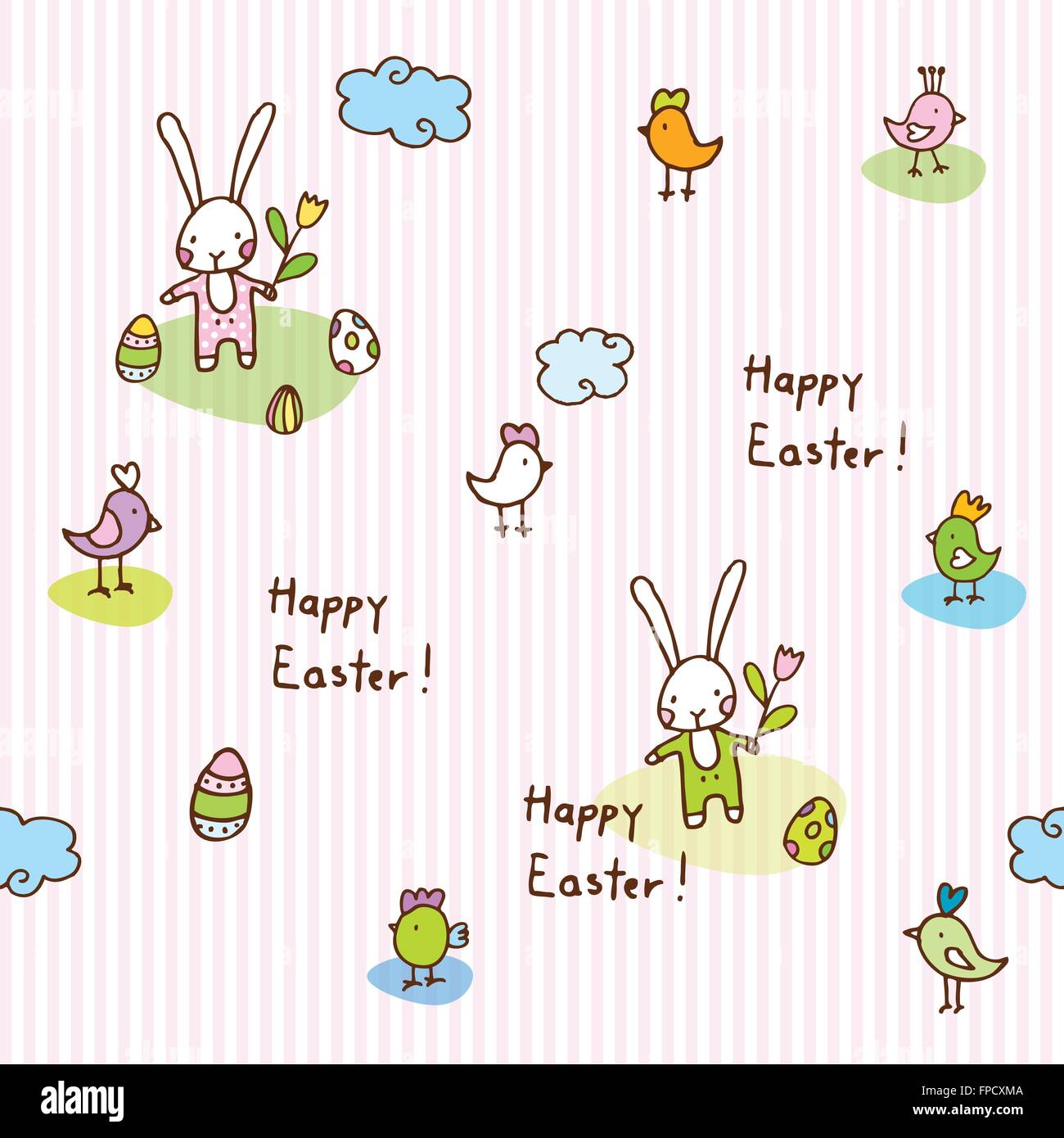 Easter seamless pattern Stock Vector Image & Art - Alamy