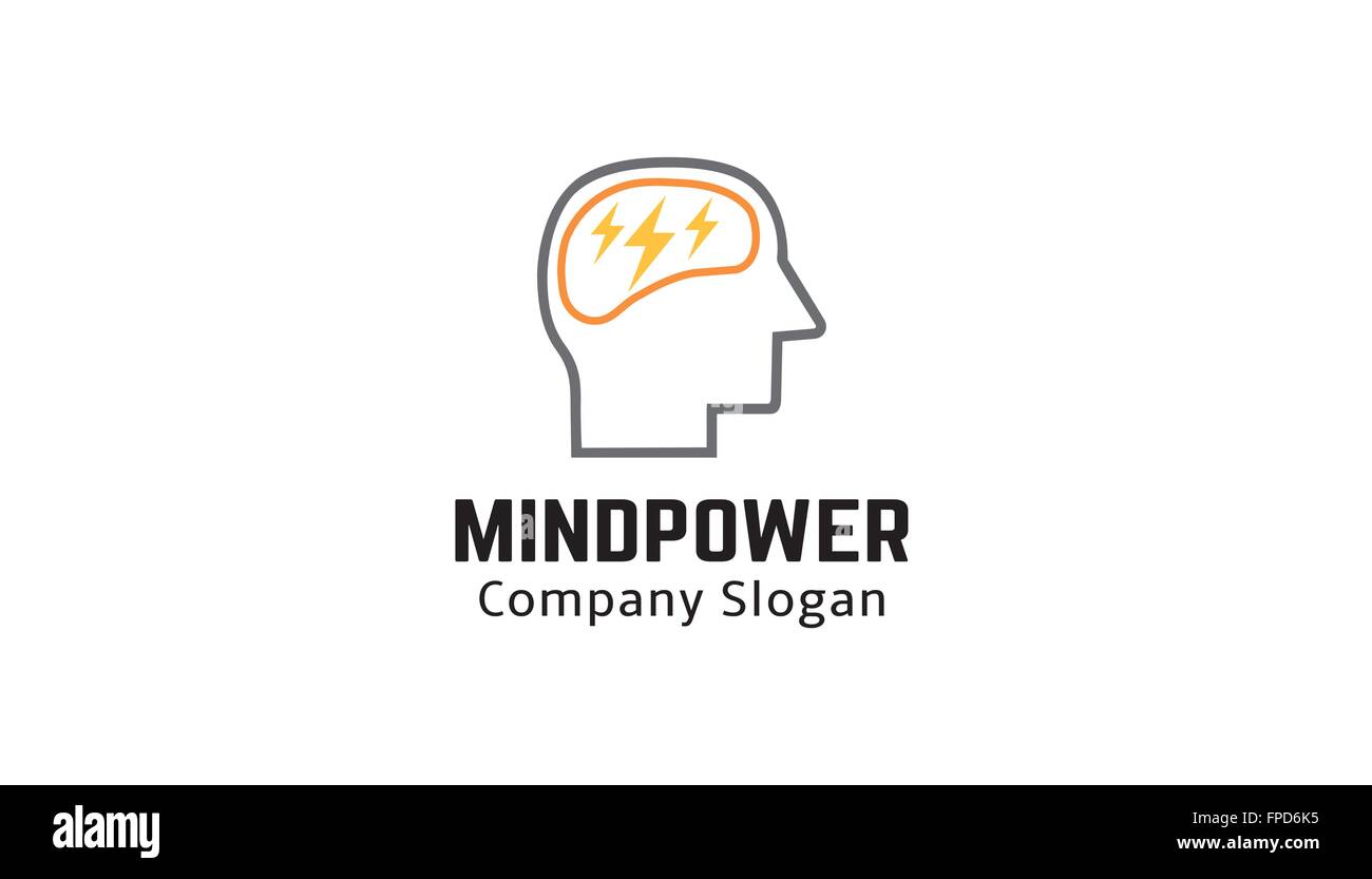 Mind Power Design Illustration Stock Vector