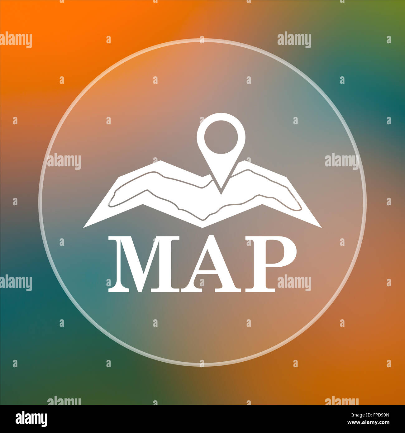 Flat map transparent background hi-res stock photography and images - Alamy