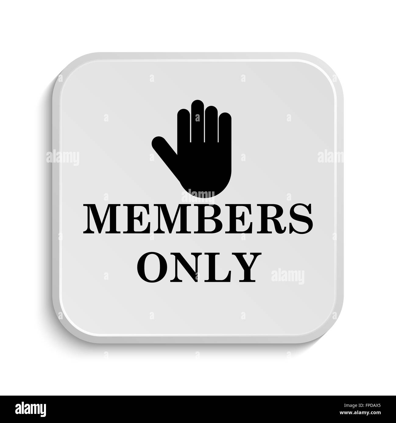 Membership only club Black and White Stock Photos & Images - Alamy