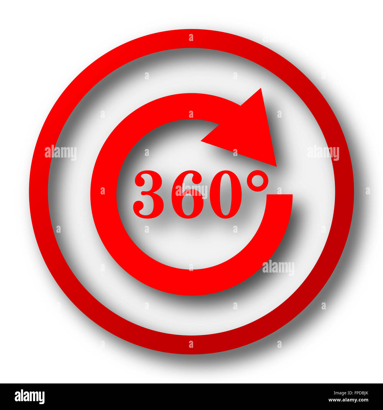 Reload 360 icon. Internet button on white background Stock Photo - Alamy