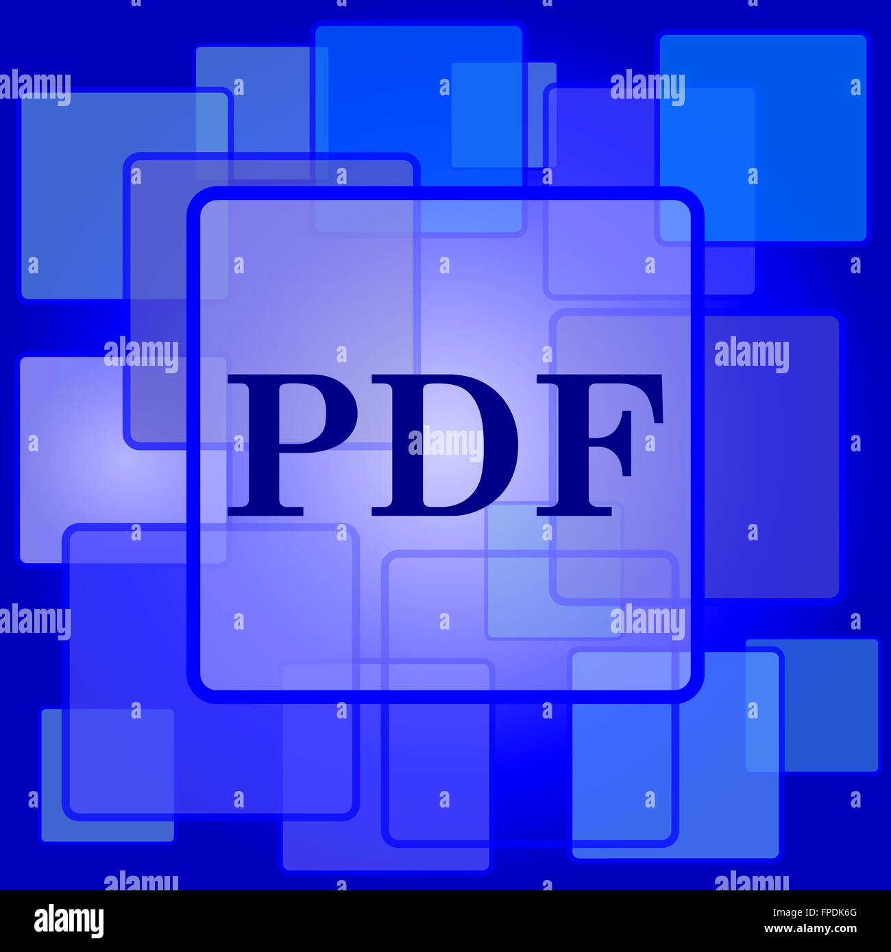 PDF icon. Internet button on abstract background Stock Photo - Alamy