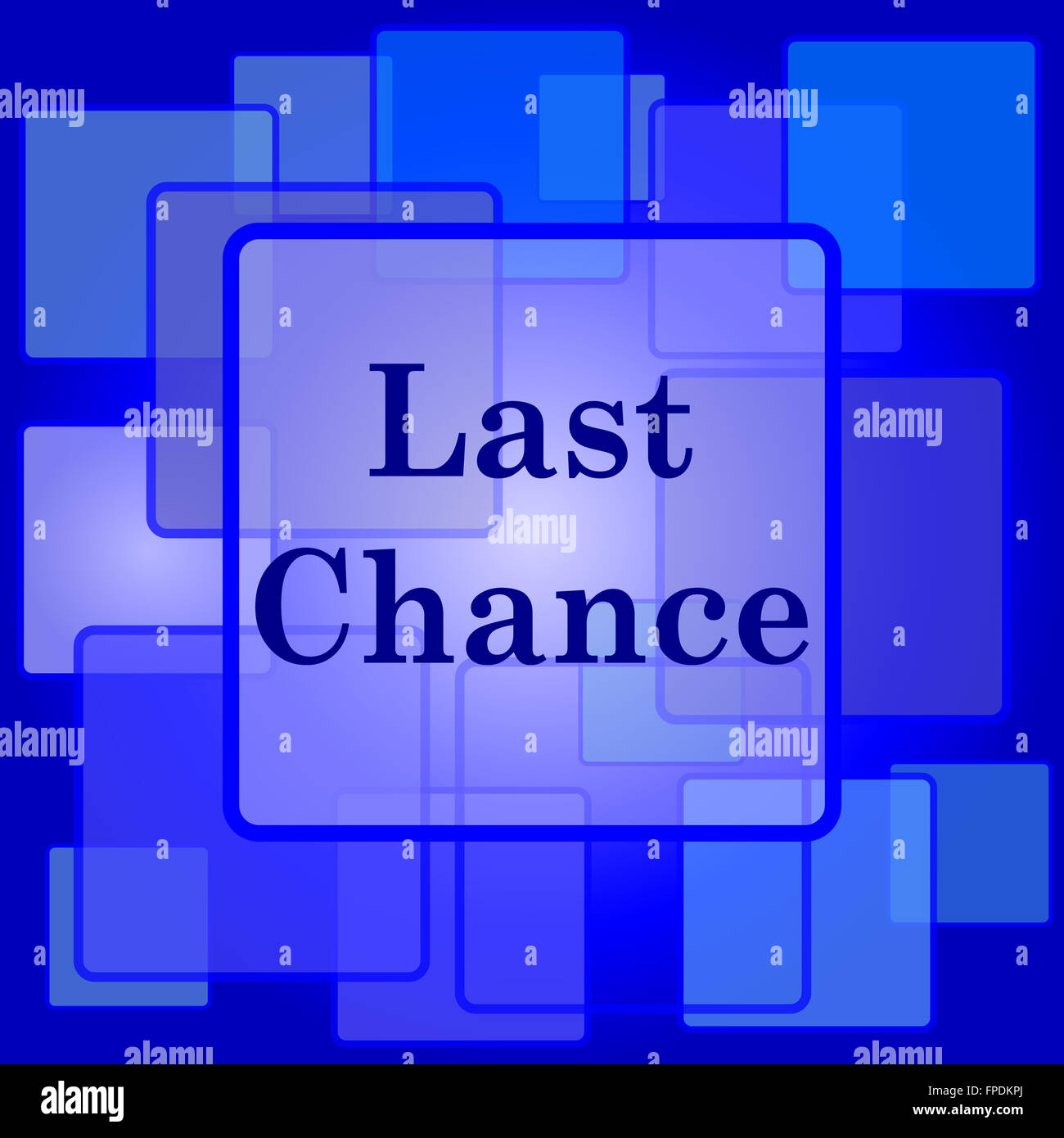 Last chance icon. Internet button on abstract background Stock Photo ...