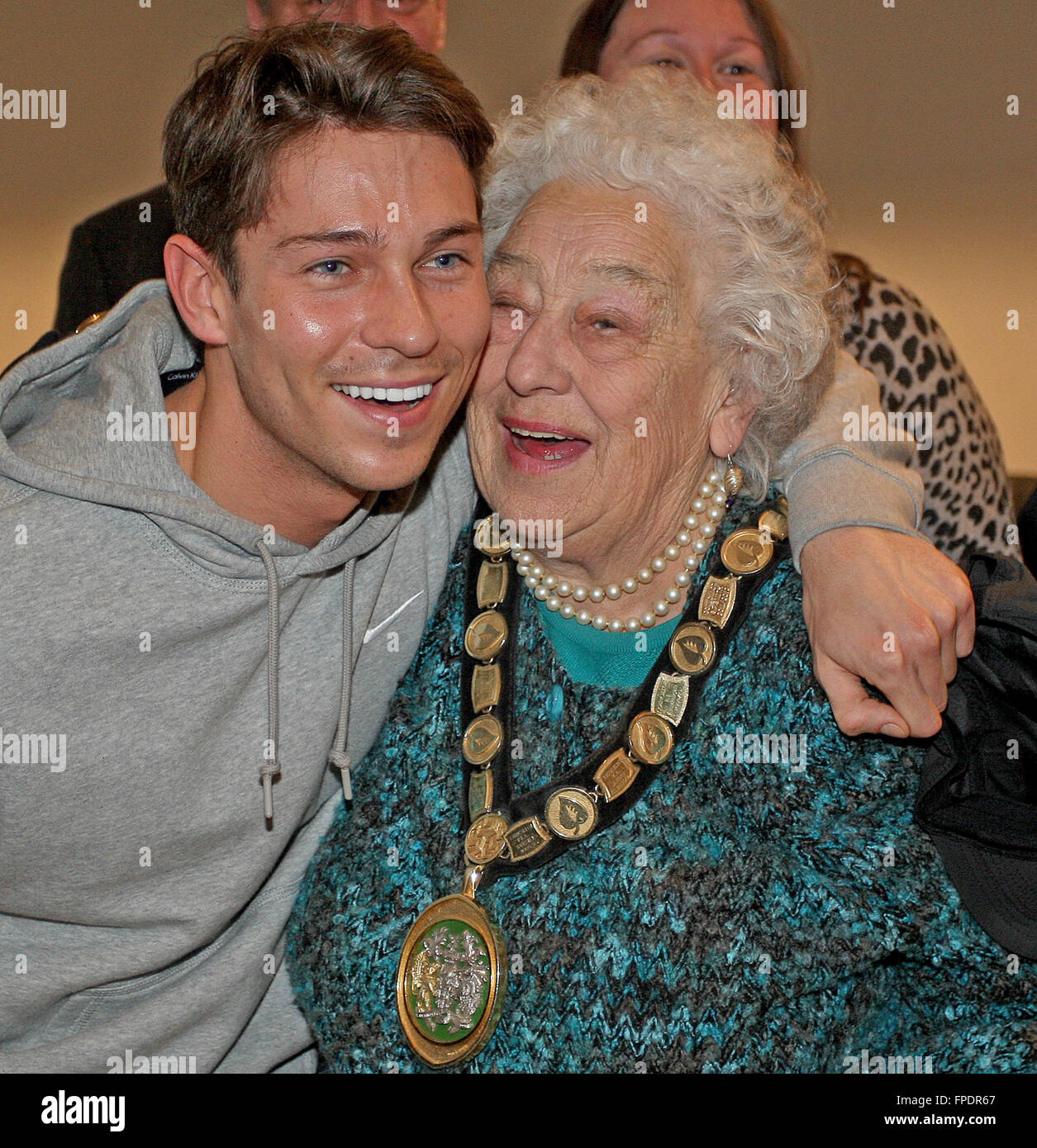 TOWIE Star Joey Essex at the official opening of Base Jump Trampoline