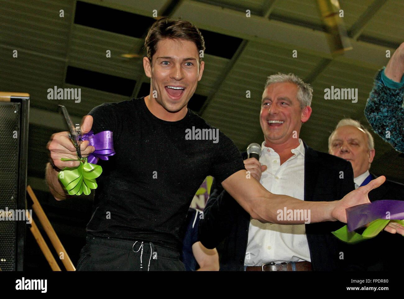 TOWIE Star Joey Essex at the official opening of Base Jump Trampoline