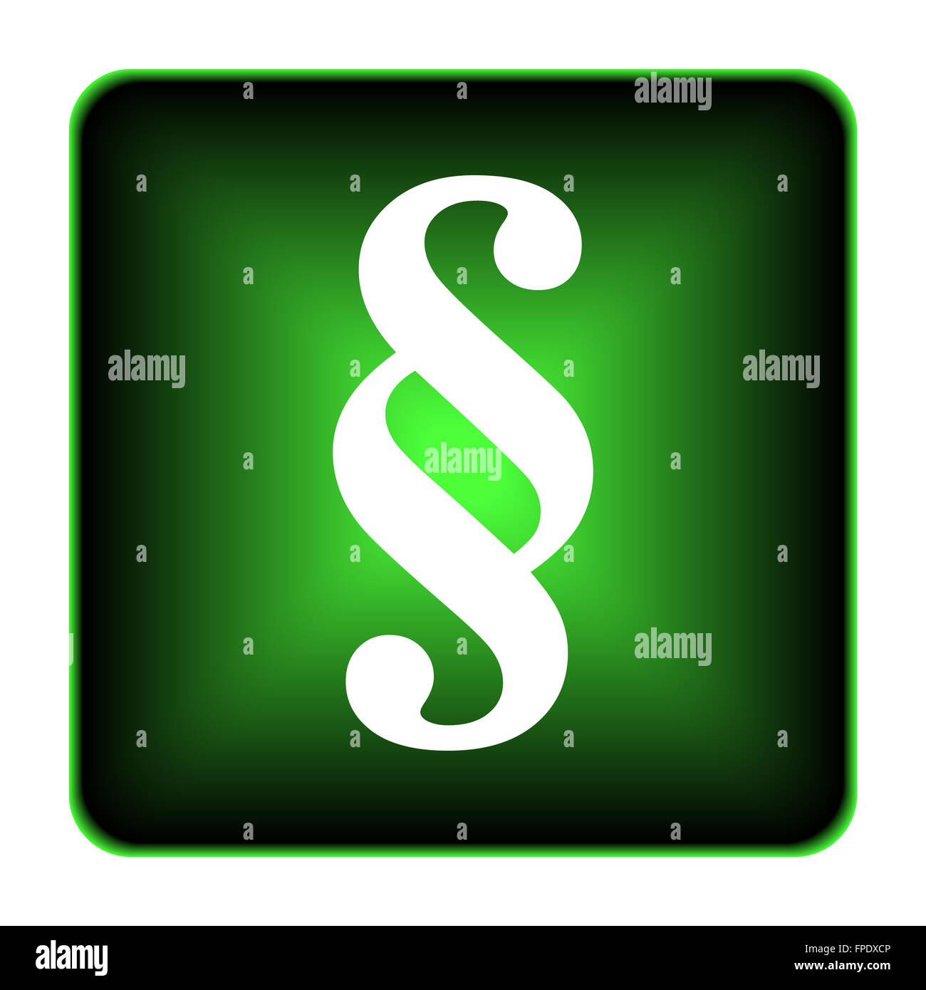 Paragraph icon. Internet button on white background Stock Photo - Alamy
