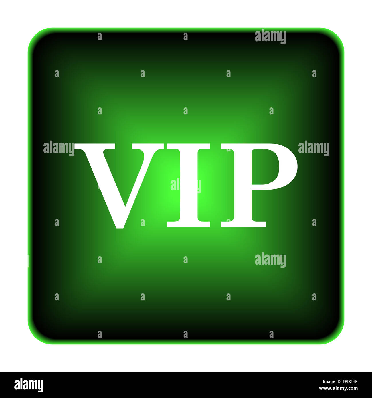 VIP icon. Internet button on white background Stock Photo - Alamy