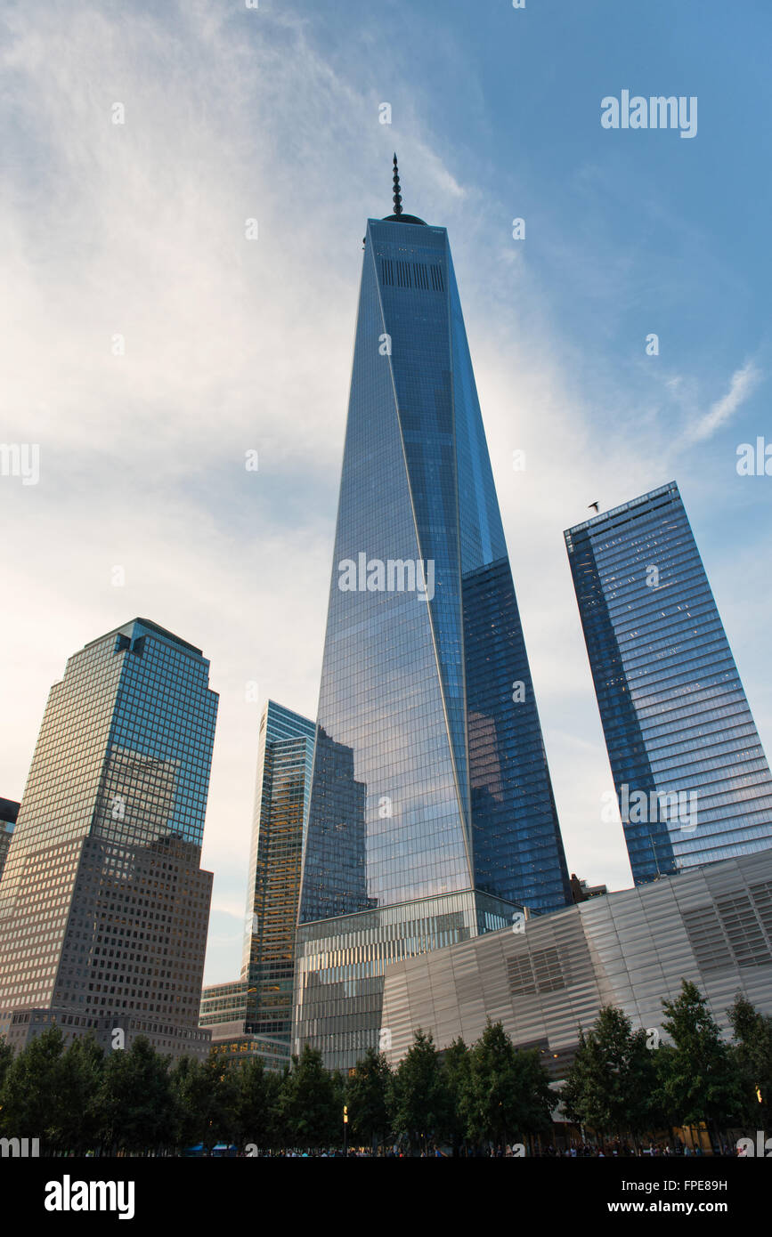 One World Trade Center, New York City, built to replace the Twin Stock ...