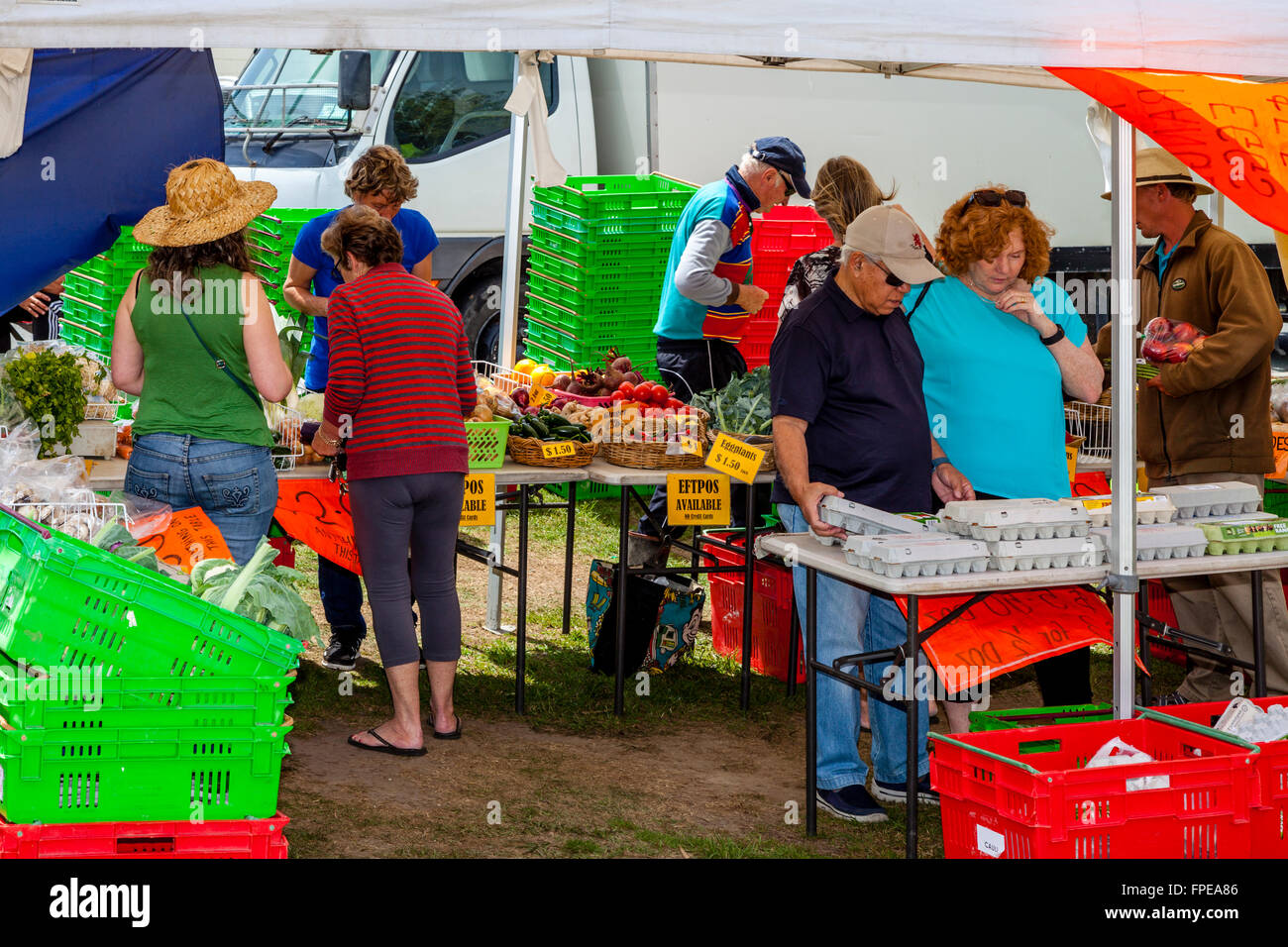Local Produce For Sale At The Mangawhai Saturday Farmers Market