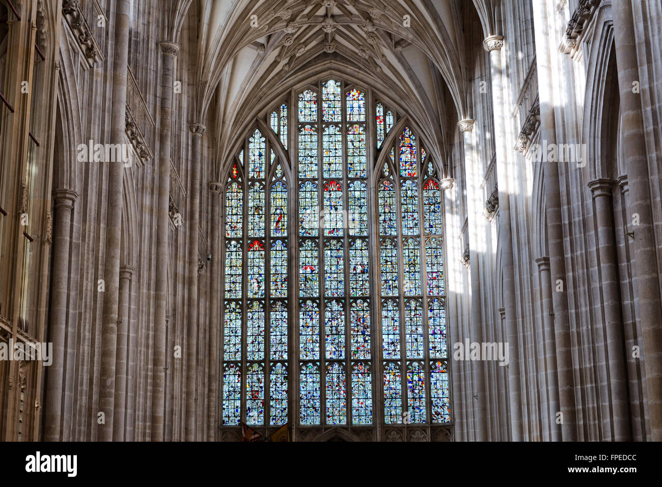 Stained Glass Windows Winchester Cathedral Stock Photos & Stained Glass ...