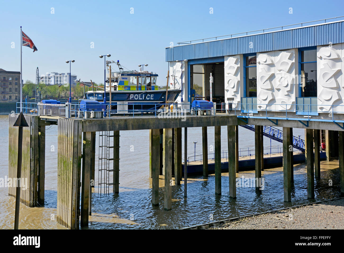 Metropolitan Police Marine Policing Unit (MPU) patrol boat maintenance